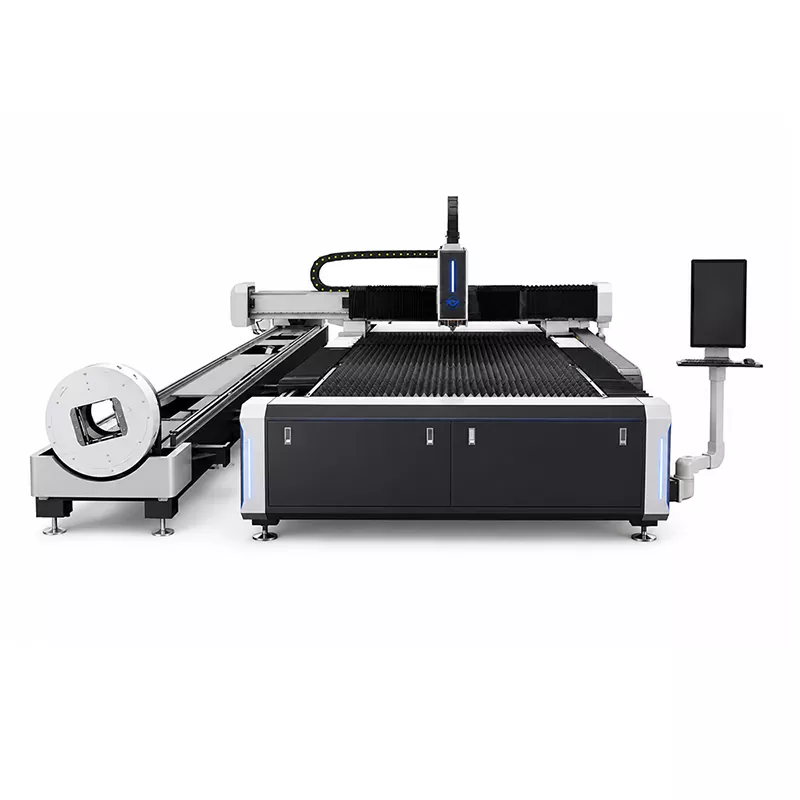Máquina cortadora de tubos y placas semicerrada